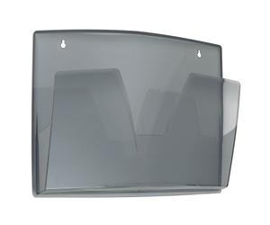 Trieur mural plastique 3 compartiments Cep Façade gris fumé