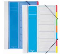 Trieur - PAGNA - Lucy Colors - Bleu - 7 Compartiments - A4