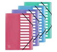 Trieur standard Oxford 2nd Life A4 12 positions couverture polypro assorti