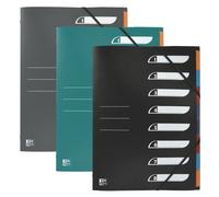 Trieur standard Oxford A4 8 positions couverture polypro assorti