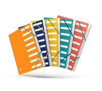 Trieur standard Oxford Boston A4 7 positions couverture carte coloris assortis