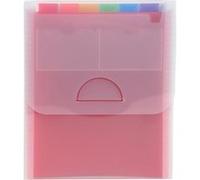 Trieur valisette vertical 6 compartiments Crystal - A4 - Cristal