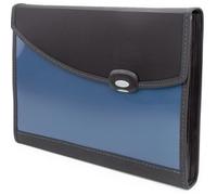 Trieur valisette Designer, A4+, 7 compartiments bleu