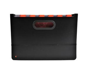 Trieur valisette extensible 24 compartiments Exadesk Exactive® - A4 - Noir