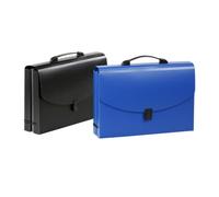 Trieur valisette "JOB CASE" 8 Compartiments A4 Polypropylène - Essentiel - Viquel - 39 x 27 x 8 cm