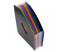 Trieur Valisette Plastique 19 Compartiments Trieur Valisette(A) | 13 poches extensibles, format pour a4+, plastique , pour idéal bureau et école, étiquettes incluses