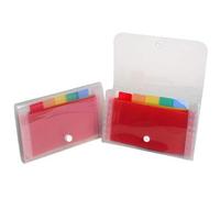 Trieur valisette plastique Exacompta à soufflet 6 divisions incolore