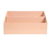 Trieur vertical / porte lettres 3 compartiments carton Aquarel - Corail