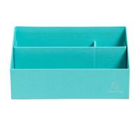 Trieur vertical / porte lettres 3 compartiments carton Teksto - Vert d'eau