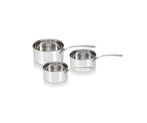 TRILUX Série de 3 Casserole Inox Trilaminé BEKA