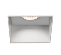 Trimless Square Spot Fixe Blanc