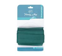 Trimming Shop Hunter Ruban gros grain vert 15 mm x 10 m - Ruban en polyester côtelé durable pour emballage cadeau, décoration de gâteaux, nœuds pour cheveux, couture, artisanat et emballage