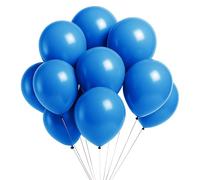 Trimming Shop Lot de 50 ballons de fête en latex de qualité à l'hélium Bleu clair 25,4 cm