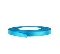 Trimming Shop Rouleau de ruban bleu turquoise - 15 mm x 25 m - Satin double face aux couleurs vives - 100 % polyester - pour emballage cadeau, décoration, loisirs créatifs - Lavable en machine