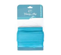 Trimming Shop Ruban gros-grain turquoise 25 mm x 10 m - Ruban en polyester côtelé durable pour emballage cadeau, grands nœuds, décoration de gâteaux, couture, artisanat et emballage