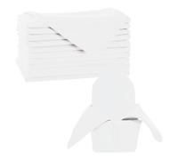 Trimming Shop Serviettes de Table en Tissu 20 Pouces x 20 Pouces, Serviette de Table Lavable et réutilisable en Coton Polyester pour Mariage, Banquet, Maison, hôtel, Cocktail, dîner, Blanche, 1 pièce