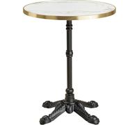 Trine table de café Ø60 cmReproduction marbre blanc.
