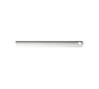 Tringle 2400 mm MAP pour fausse crémone 16x6 - Blanc Ral 9016 - 16X6B240SL