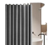 Tringle à rideau de douche, acier inoxydable 201, dimensions 70-95 x 105-165 cm, en forme de L, charge maximale 8 kg, poids net 0,7 kg