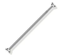 Tringle à rideau de douche - Antirouille - Acier inoxydable - Tige télescopique - Intérieur - Contemporain