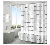 Tringle à rideau de douche extensible en acier inoxydable avec angle incurvé de 80 à 180 cm, double usage pour salle de bain et dressing, design en L