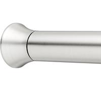 Tringle à rideau de douche réglable, nickel, 137-229 cm, rétractable