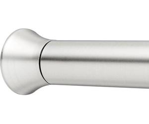 Tringle à rideau de douche réglable, nickel, 137-229 cm, rétractable