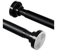 Tringle à rideau de douche sans perçage en acier inoxydable 70 à 190 cm | FeinKulturia Barre télescopique extensible, Antirouille et antidérapante, Barre de douche réglable, Idéale pour salle de bain