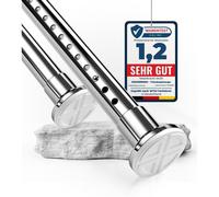 Tringle à rideau - Sans perçage - Extensible - 310 à 360 cm - Argent