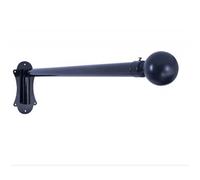 Tringle à rideaux réglable robuste avec bras pivotant pour rideaux de 100 cm de long Idéal pour cuisine, salle de bain et vente au détail avec embouts Couleur A