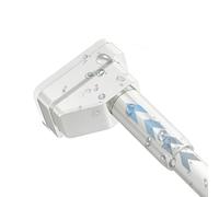 Tringle À Rideaux Sans Percage Extensible 3m 4m 5m, Diamètre 33mm, Tringle Rideau Extensible, Barre De Tension Télescopique Pour Salle De Bain, Fenêtre, Paravent Interieur(Blanc,410-500cm)