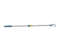 Tringle à Vêtements 53-78cm Réglable Télescopique en Acier Inoxydable | Atteindre Cintres Hauts, Rangement Compact, Poignée Ergonomique, Bleu, Usage Magasin ou Dressing