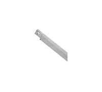 Tringle carré en applique 13x13x2500mm acier zingué - - VQV13V25