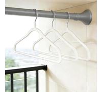 Tringle de Rideau de Douche Sans Percage 40-500 cm Tringle de Douche Acier Inoxydable Tringle Télescopique Extensible pour Salle de Bain, Fenêtre, Porte, Penderie(Gris,3.6-4.5m)