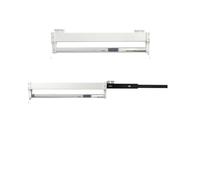 Tringle Extensible Tringle de Valet Placard extractible, réglable, Garde-Robe, Rail for vêtements, Support supérieur, Barre, roulement à Billes, Coulissant, Robuste(Black45x)