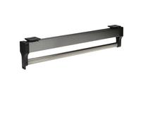 Tringle Extensible Tringle de voiturier extractible for Garde-Robe, Rail for vêtements, Support supérieur, Barre à roulement Billes, patère coulissante for(Black 40cm)