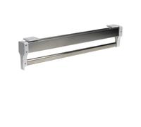Tringle Extensible Tringle de voiturier extractible for Garde-Robe, Rail for vêtements, Support supérieur, Barre à roulement Billes, patère coulissante for(White 40cm)