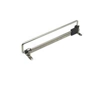 Tringle Penderie Extensible,Tringle Télescopique Coulissante en Acier Inoxydable,Rail Coulissant Réglable et Rétractable pour Penderies et Rangements,25 cm (Argent)