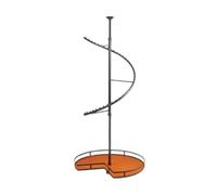 Tringle Placard Ronde rotative, étagères de Rangement for Arbre à Manteaux