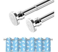 Tringle Rideau - Non spécifié - Extensible 110-290 cm - Acier Inoxydable - Sans Perçage - Design Contemporain