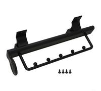 Tringle Rideau Télescopique Noire 74.5-163cm Barre Extensible Perçage Pour Douche Dressing Penderie Ouverte(300mm)