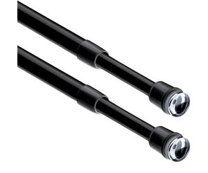 Tringle sans percage pour rideaux extensible - Tringle rideau extensible sans percage - 2 pièces 30-45 cm