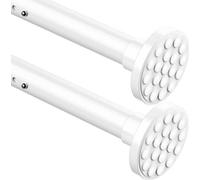 Tringle télescopique, tringle à rideau de douche extensible, sans perçage, extra-longue, tringle à rideau, salle de bains, chambre à coucher, blanche, 300-355 cm, diamètre 32 mm