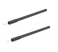 Tringles latérales pour tiroir casserolier InnoTech Atira - 80 paires - anthracite - longueur 470 mm HETTICH