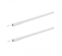 Tringles latérales pour tiroir casserolier InnoTech Atira - 80 paires - blanc - longueur 520 mm HETTICH