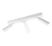 TRIO 849210331 AMBALA Spot de plafond / spot LED SMD 3x5,5 W / 500 lm 2300+3000+4000 K blanc mat, variateur avec interrupteur
