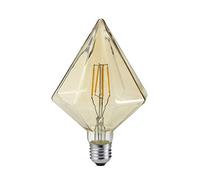 Ampoule décorative LED en cristal conique ambre E27 4W 2700K 320 lm Trio