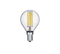 TRIO, Ampoules, Lampe 1xE14, max.4,0 W Corps: Verre, Transparent claire Ø:4,5cm, H:8,0cm IPX0,Réglable avec interrupteur