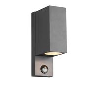 Applique ext. ROYA anthracite 2xGU10 IP44 capteurs Trio