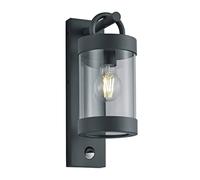 Applique d'extérieur avec détecteur de mouvement SAMBESI anthracite 1xE27x28W aluminium, dimensions : 33x12,5x12,5 cm, IP44 Trio